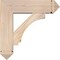 Ekena Millwork Imperial Arts and Crafts Smooth Bracket w/ Offset Brace, Douglas Fir, 7 1/2"W x 26"D x 26"H BKT0806X26X26IMP03SDF - alternate 4